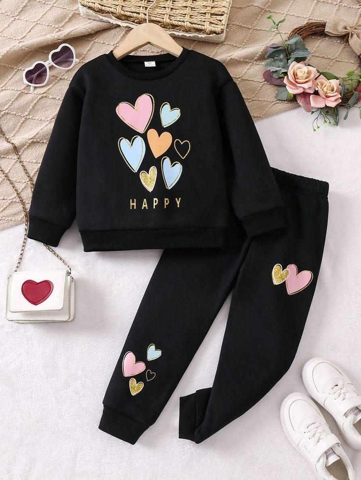 Happy Kid Black Shirt & Trousers Set